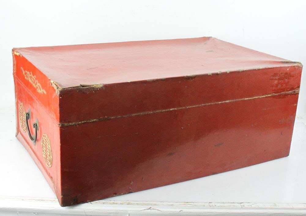 Old Chinese Red Trunk - 8