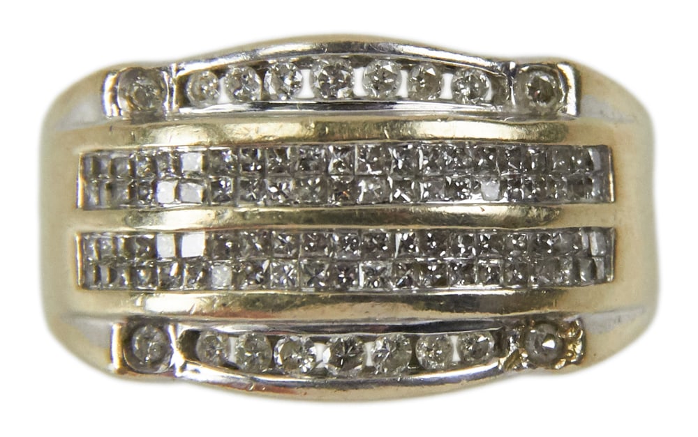 14k White Gold and Diamond Ring (1 of 5)