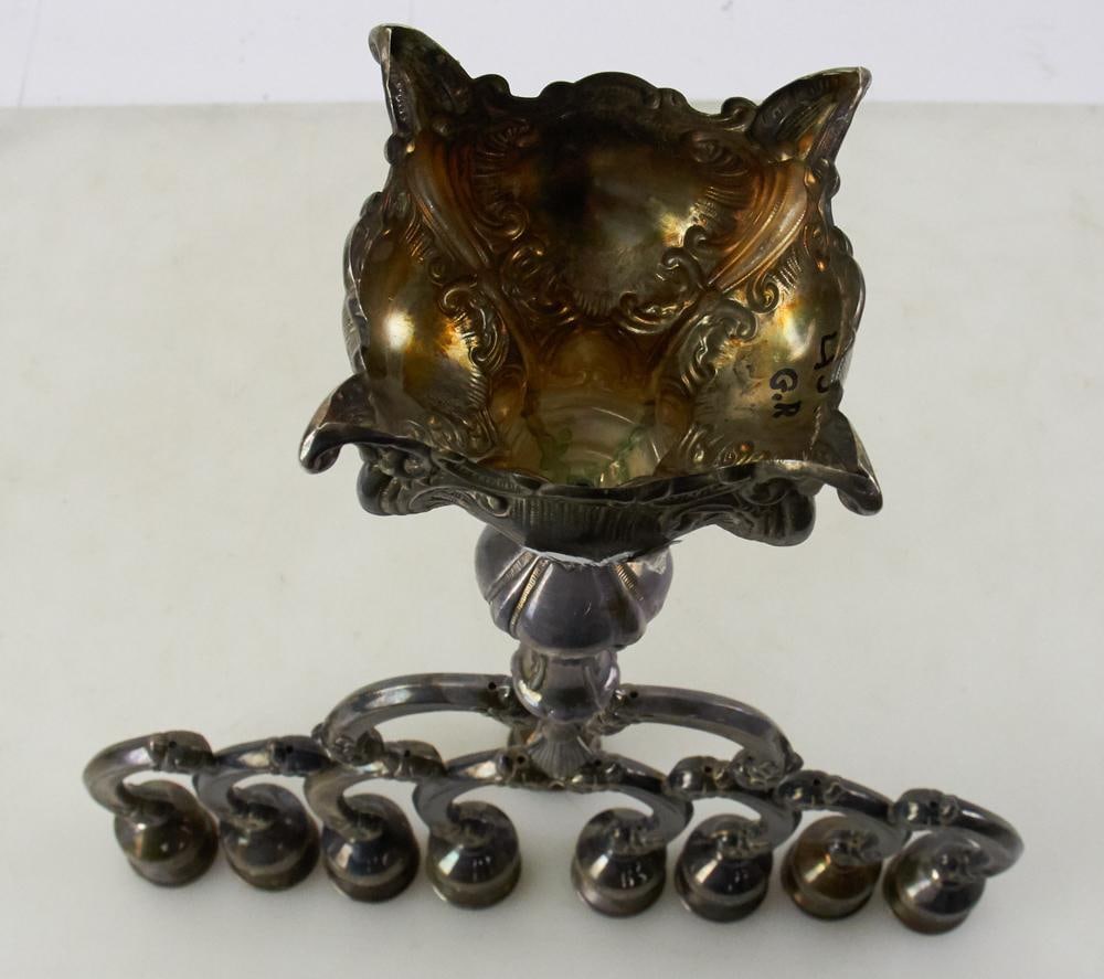 Sterling Silver Menorah - 6