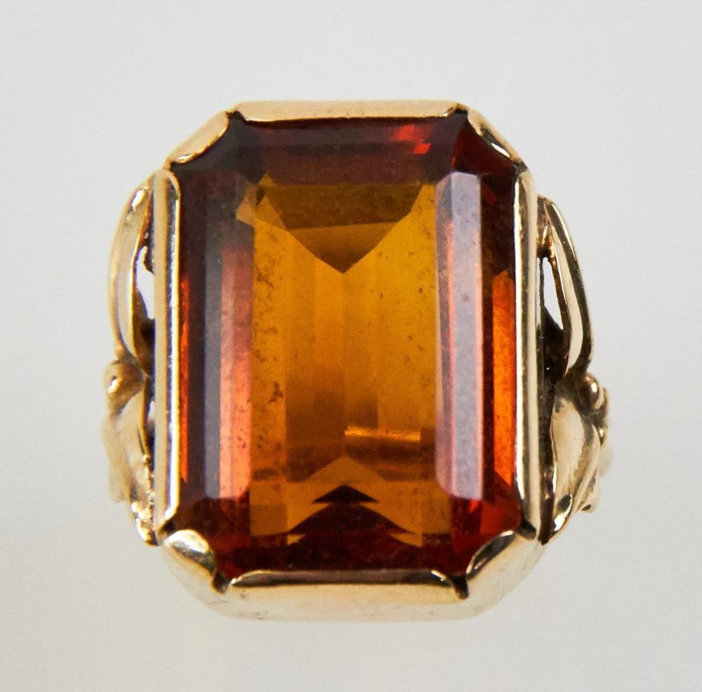 14k Gold and Citrine Ring (1 of 4)