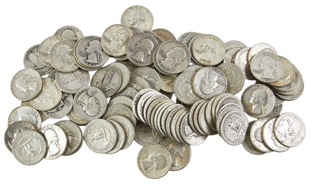 Group of Silver Quarters, 1964 and Earlier (1 of 5)