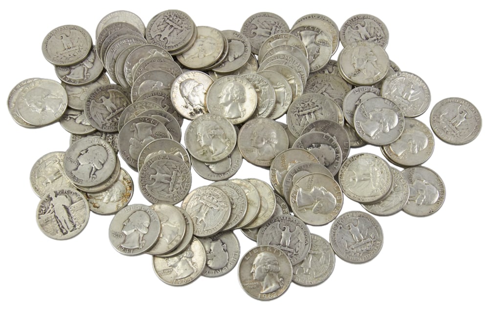 Group of Silver Quarters, 1964 and Earlier (1 of 8)