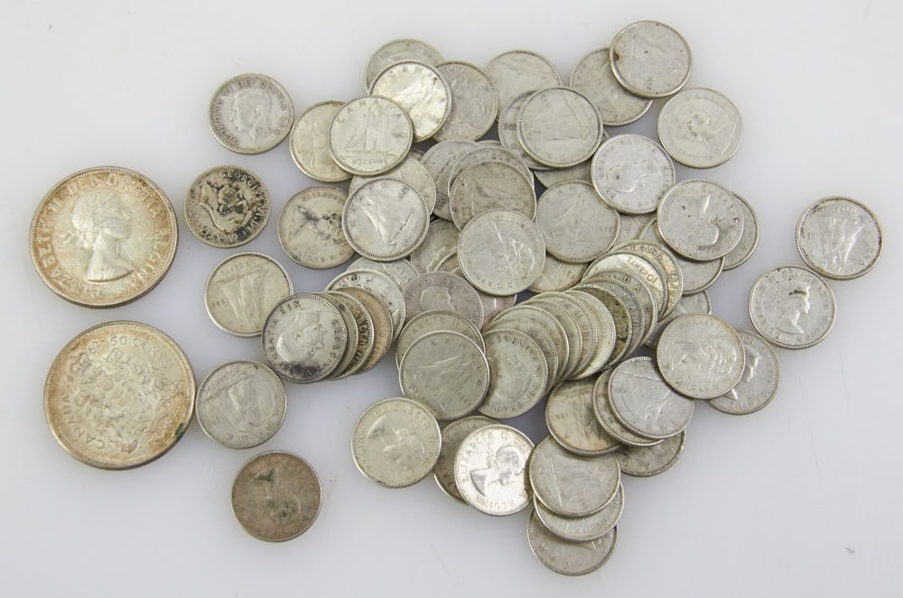 Canadian Silver Coins, 1967 and Earlier (1 of 7)