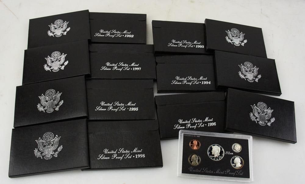 Group of United States Mint Proof Coin Sets (1 of 3)