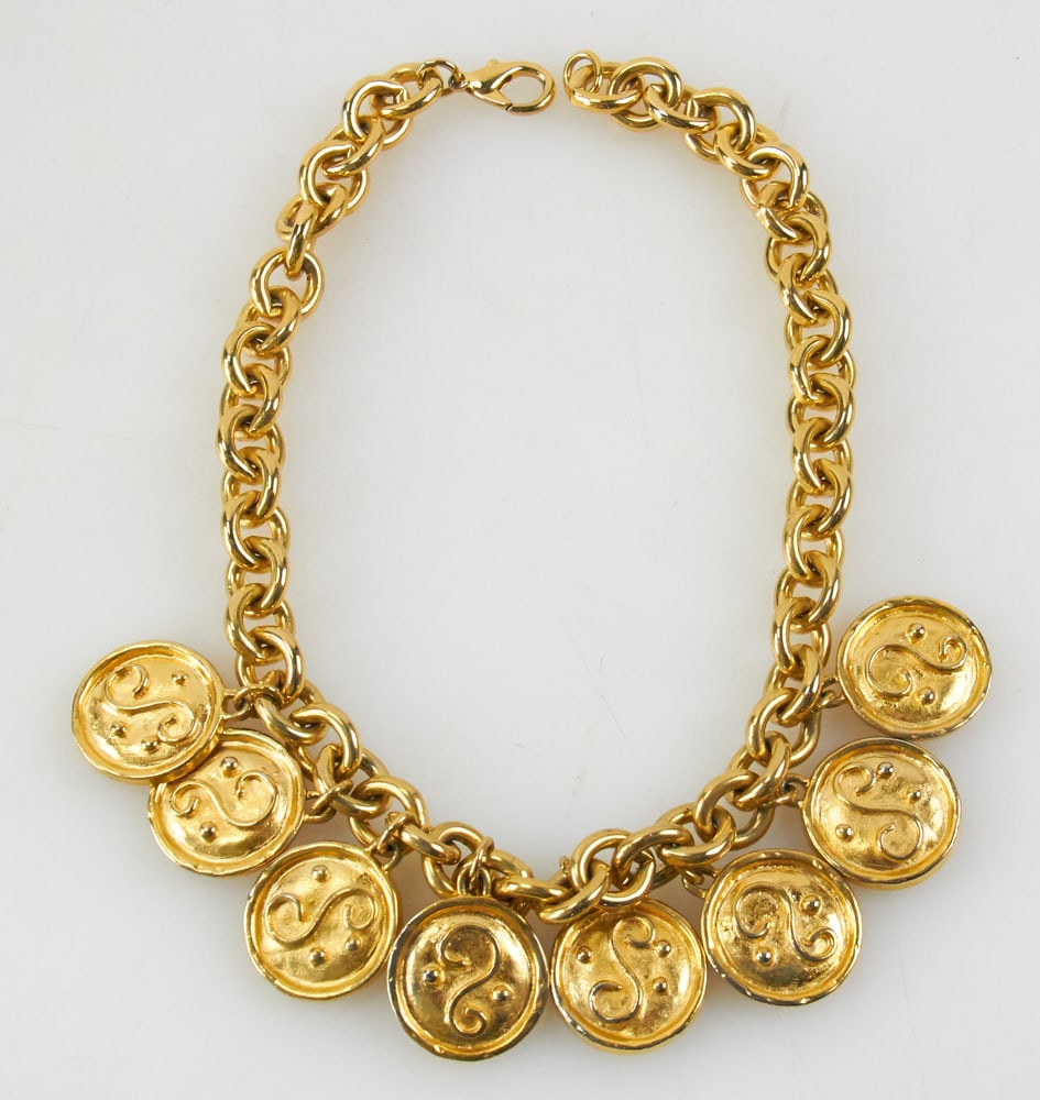 Designer Gold-plated Brass Necklace (1 of 6)