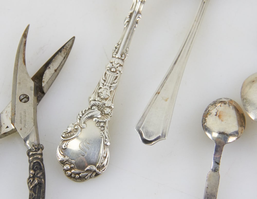 Assorted Sterling Flatware, Salts - 7