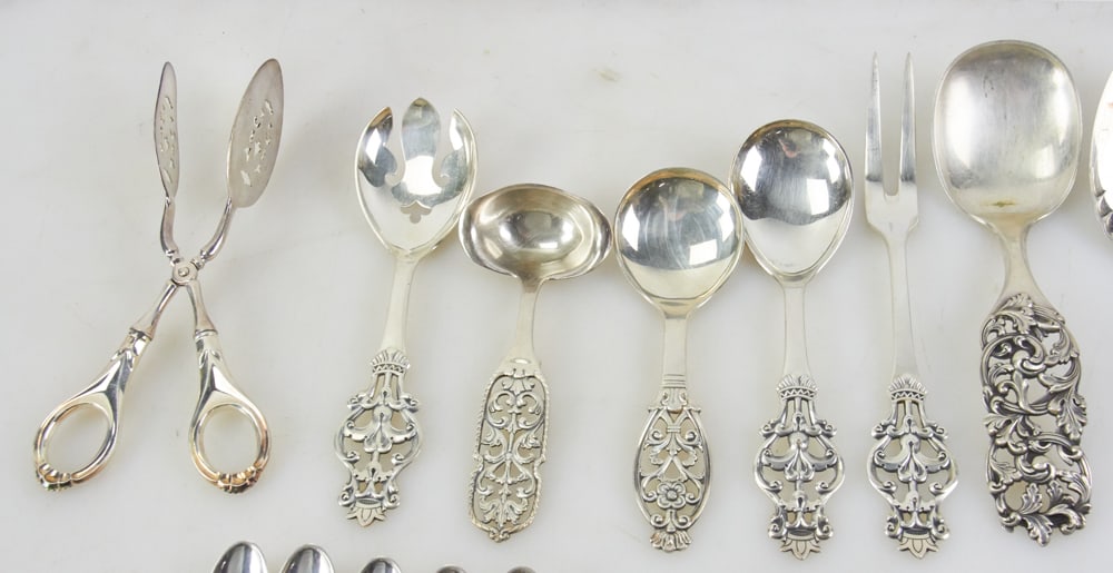 Assorted Danish .800 Silver Flatware - 3