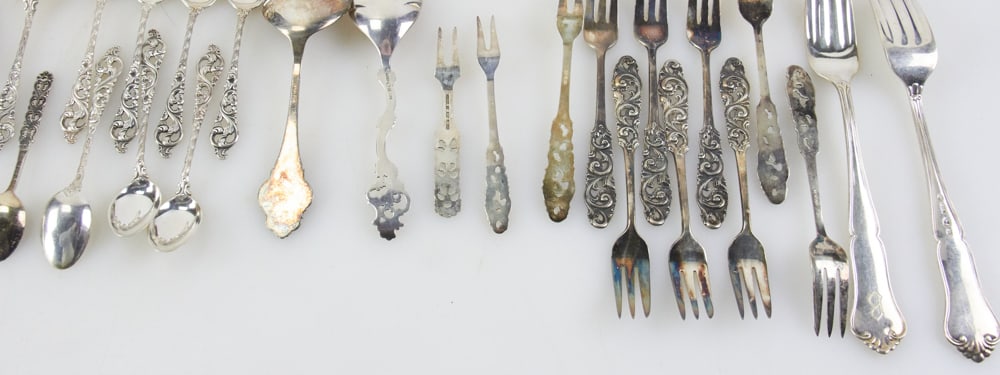 Assorted Danish .800 Silver Flatware - 9