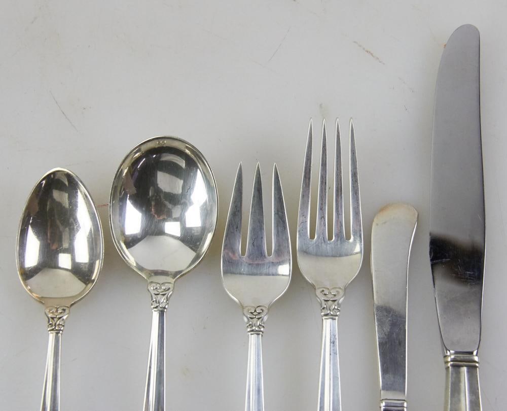 Georg Jensen Sterling "Acorn" Flatware - 10
