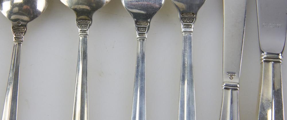 Georg Jensen Sterling "Acorn" Flatware - 13