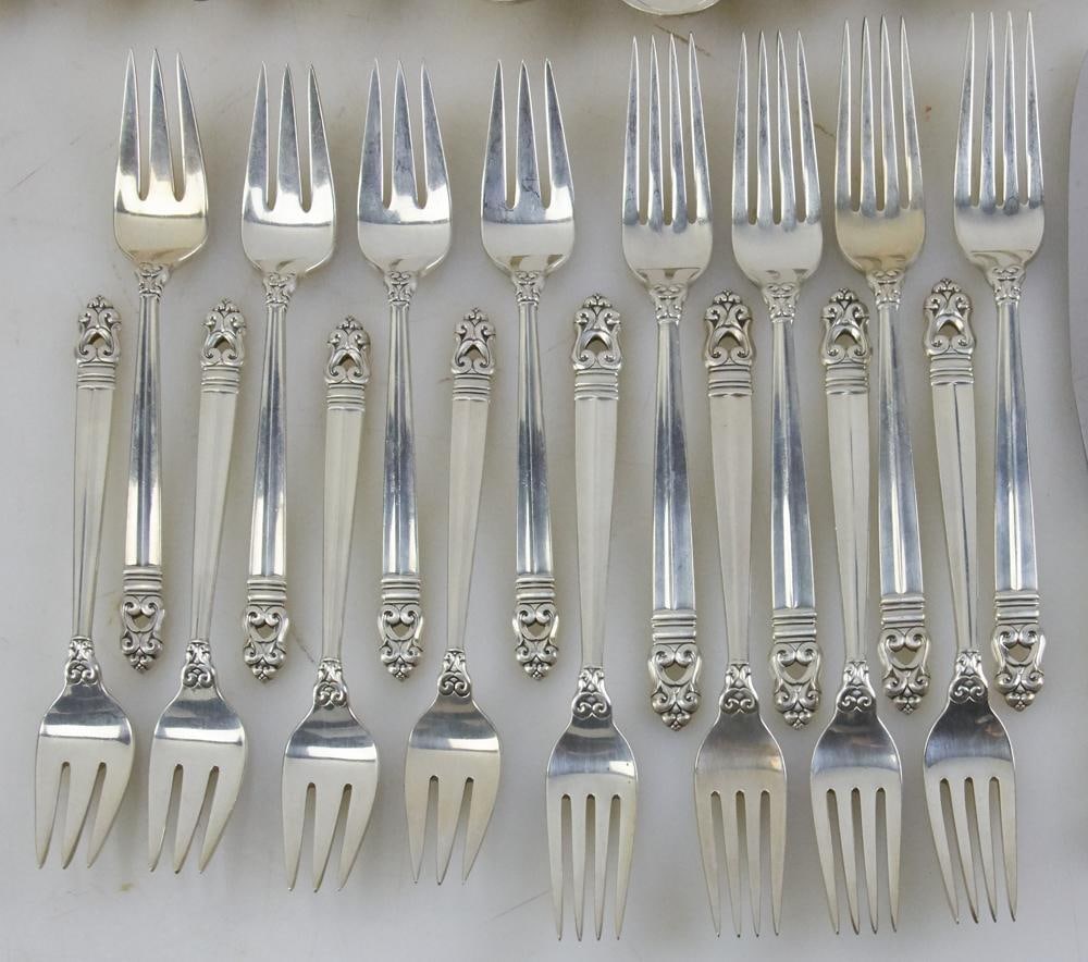 Georg Jensen Sterling "Acorn" Flatware - 4