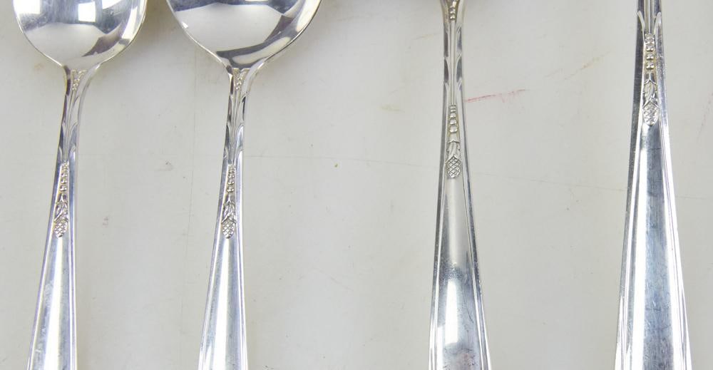 Oneida Sterling "Heiress" Pattern Flatware - 12