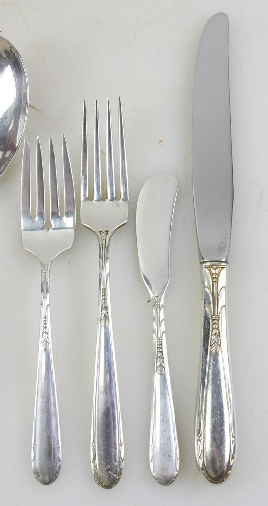 Oneida Sterling "Heiress" Pattern Flatware - 14