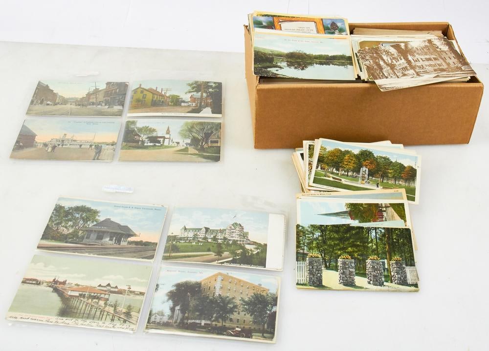 Collection of Vintage Postcards, Locations in Maine (1 of 3)