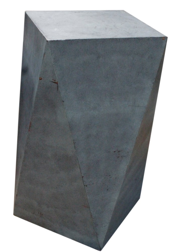 Tony Smith Patinated Steel Pedestal (1 of 4)