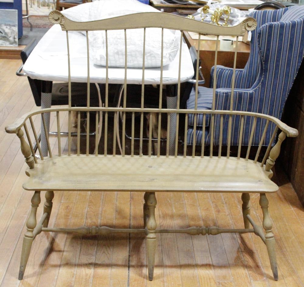 Early Bench with Mustard Paint (1 of 5)