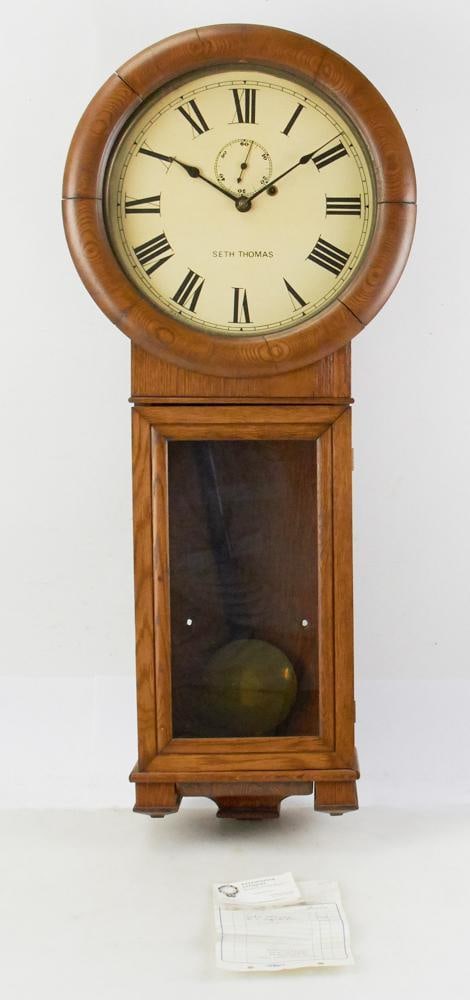 Early 20thC Seth Thomas #2 Regulator Clock (1 of 16)