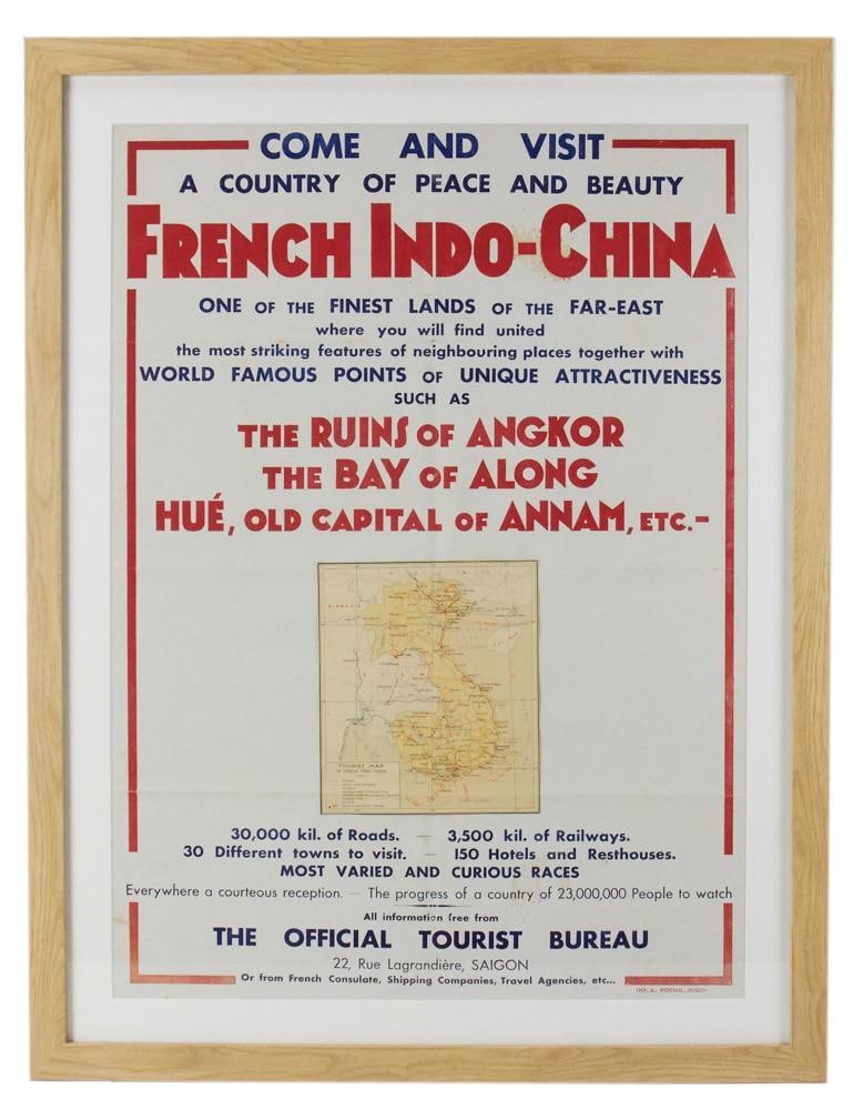 Original French Indo-China Pre-Vietnam War Poster (1 of 5)