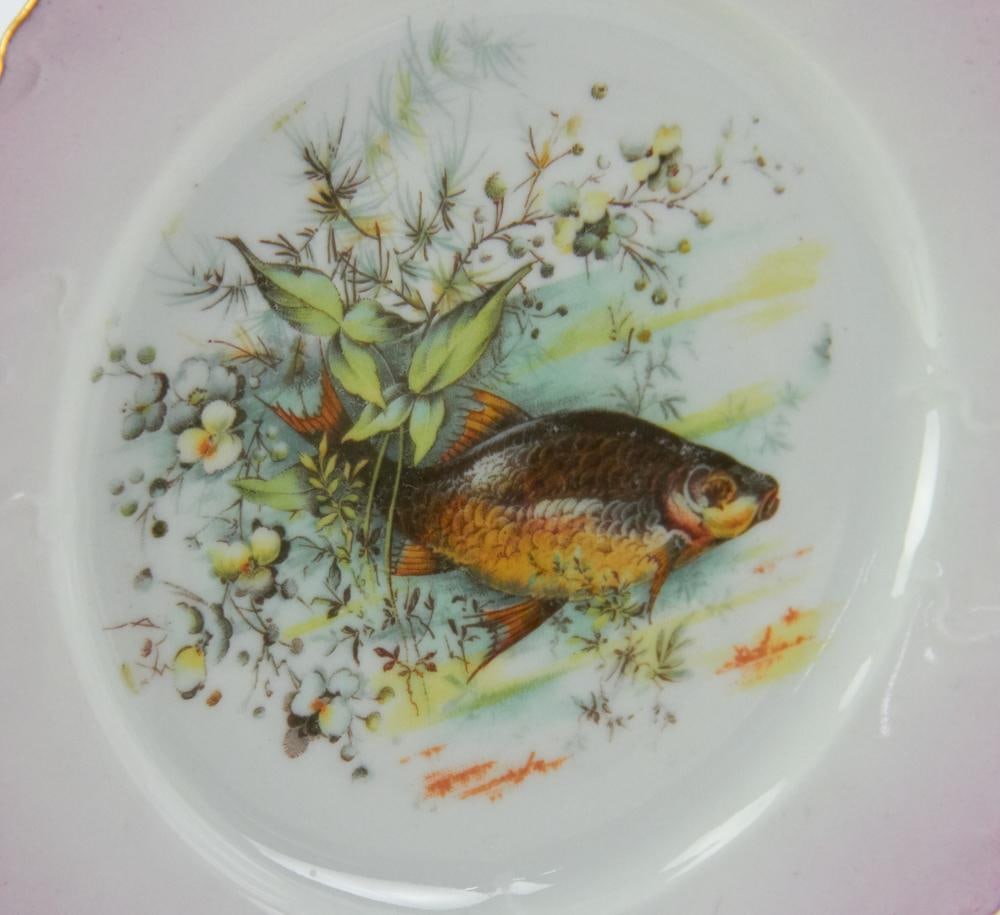 Austrian Fish Set, Platter with Plates - 3