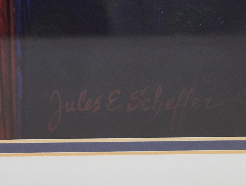 Parrot Prints in Custom Blue Frames - 11