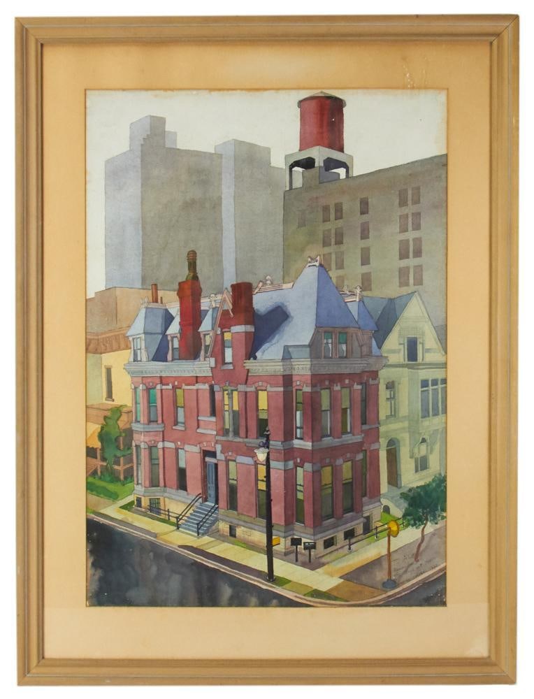 Dorothy Shepar, Remember the Days at 720, Watercolor (1 of 5)