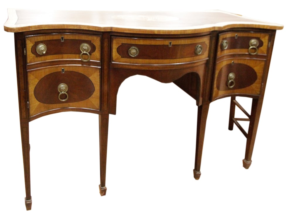 Fine Custom Federal-style Inlaid Mahogany Sideboard (1 of 5)