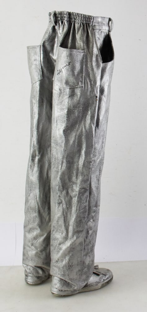 Silver Pants Sculpture - 2