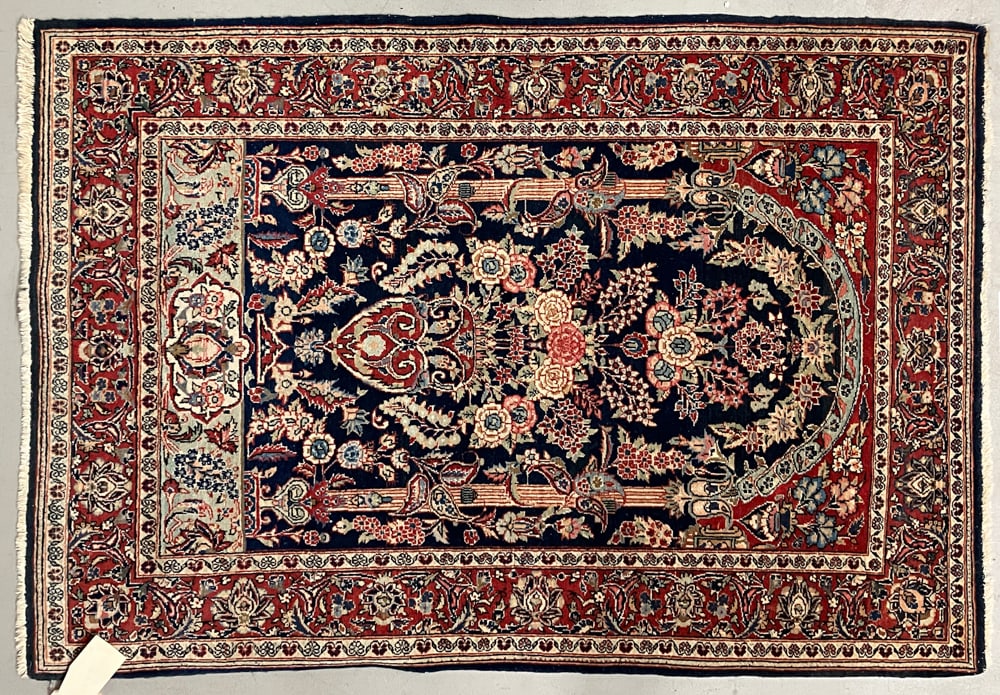Old Persian Keshan Prayer Rug (1 of 5)