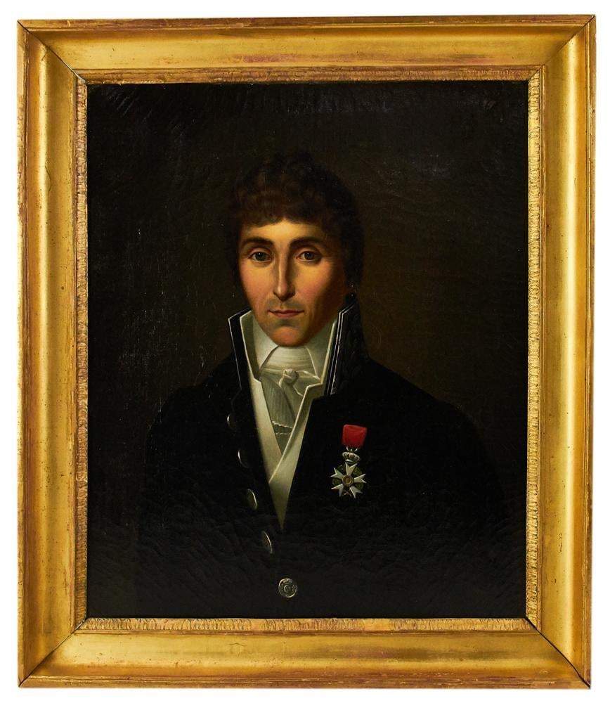 Early 19thC Oil on Canvas, French Legion of Honour (1 of 8)