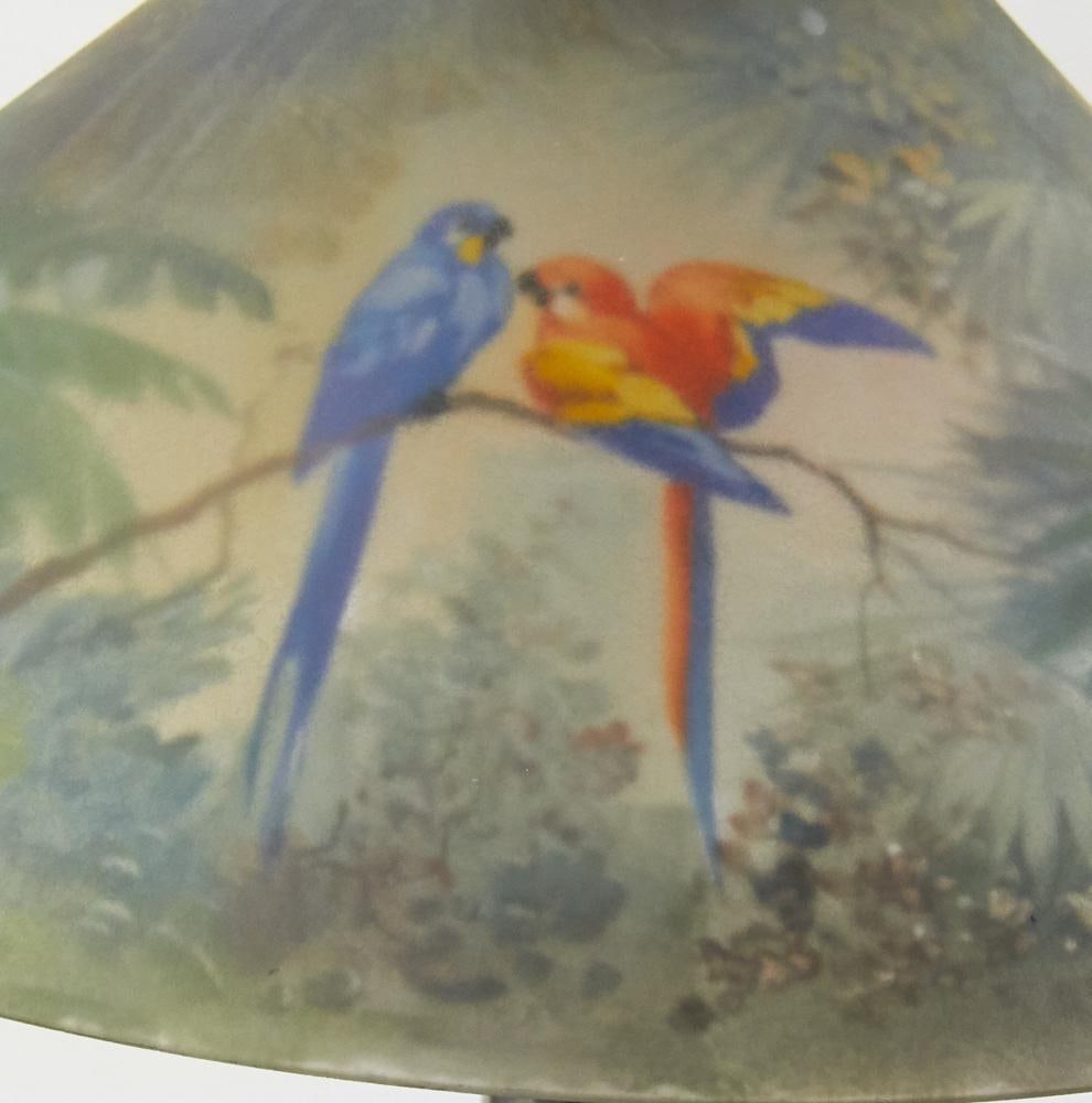 Pairpoint Parrot Table Lamp - 10