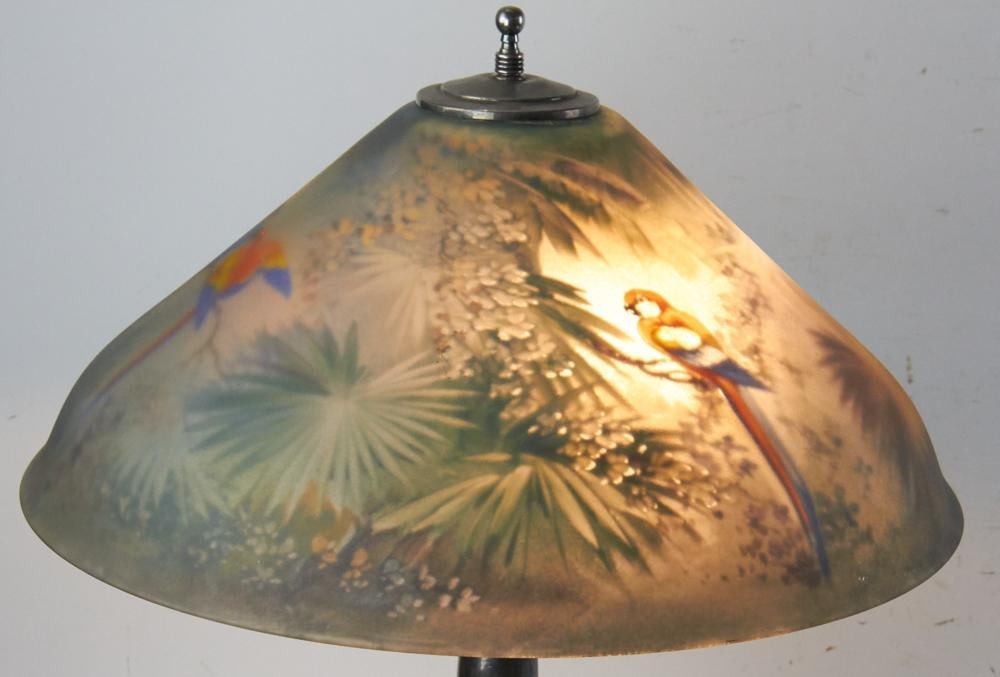 Pairpoint Parrot Table Lamp - 3