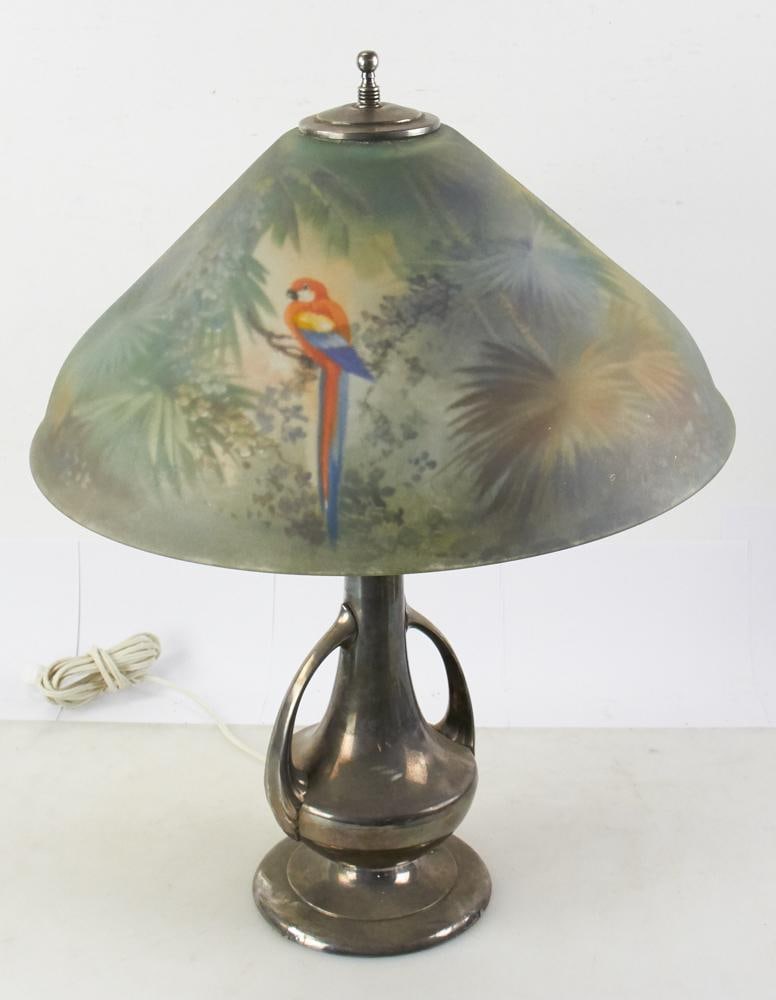 Pairpoint Parrot Table Lamp - 5