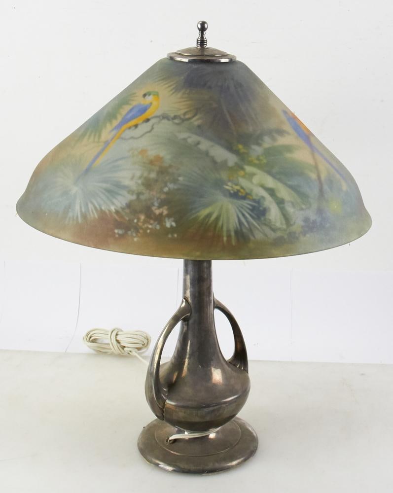 Pairpoint Parrot Table Lamp - 7
