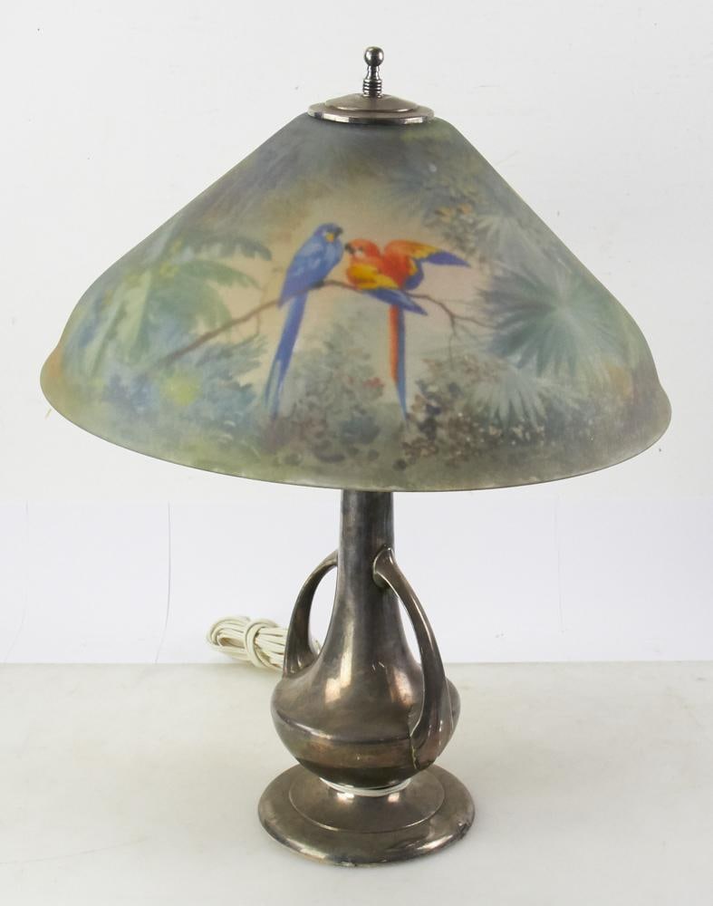 Pairpoint Parrot Table Lamp - 9
