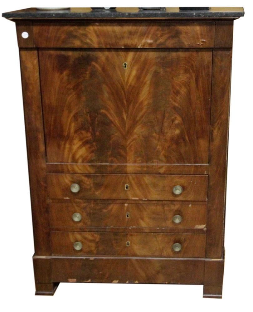 Louis XVI Napoleonic Mahogany Secretary (1 of 5)