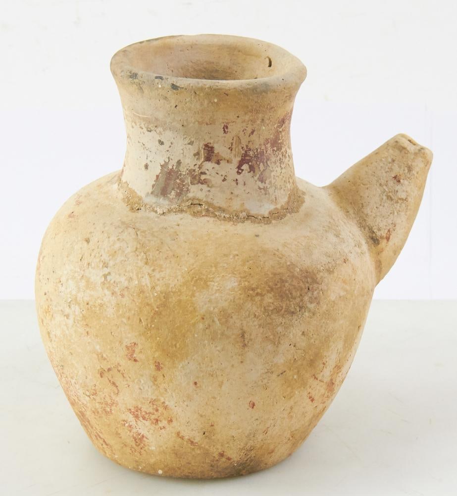 Pre-Columbian Pot: Pre-Columbian pot, 10 1/2" x 10 1/2". Provenance: Hollywood, Florida collection.