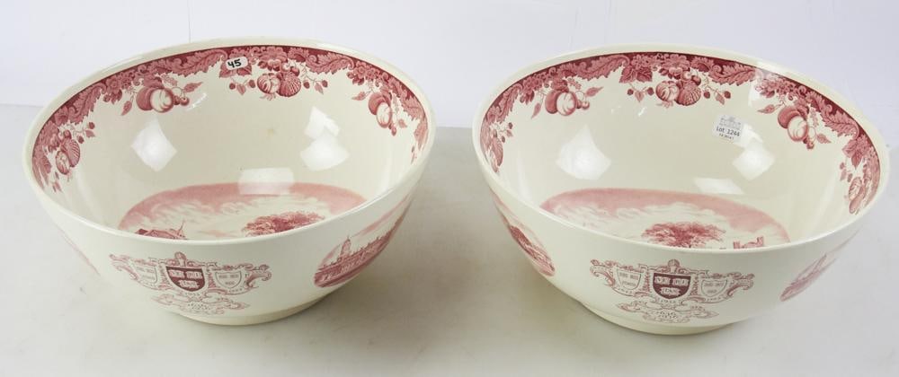 Pair of Wedgwood Bowls, "Harvard Tercentenary" (1 of 7)