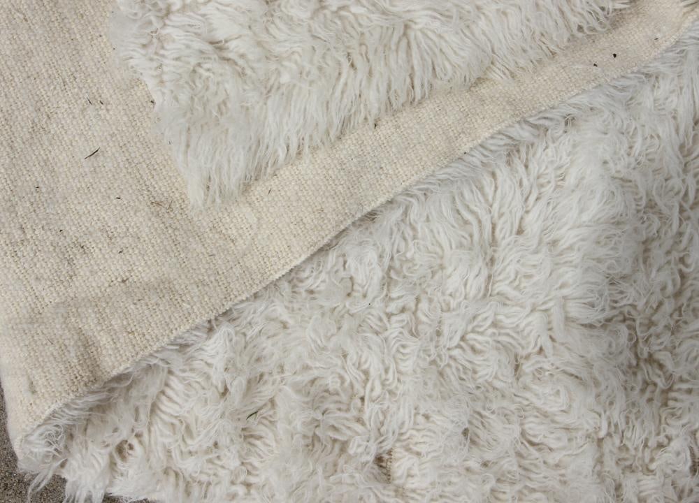 White Shag Runner - 5