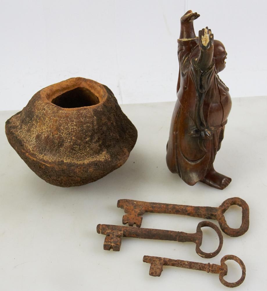 Old Buddha, Keys, Gourd - 9