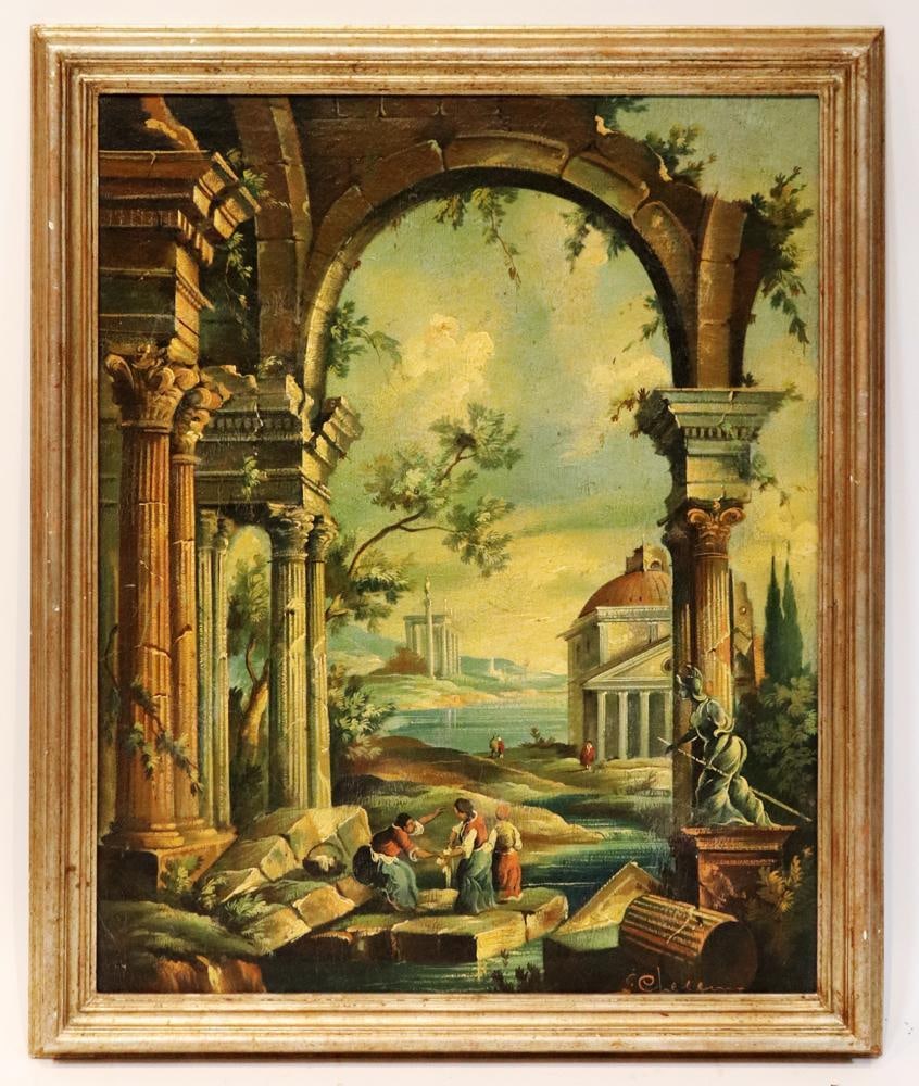 Antique Italian School View of Ruins (1 of 7)