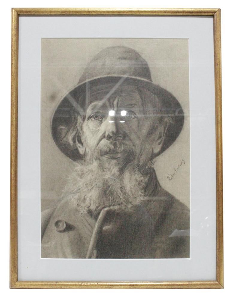 Kohn Ludwig, Portrait of Man with Flowing Beard (1 of 4)