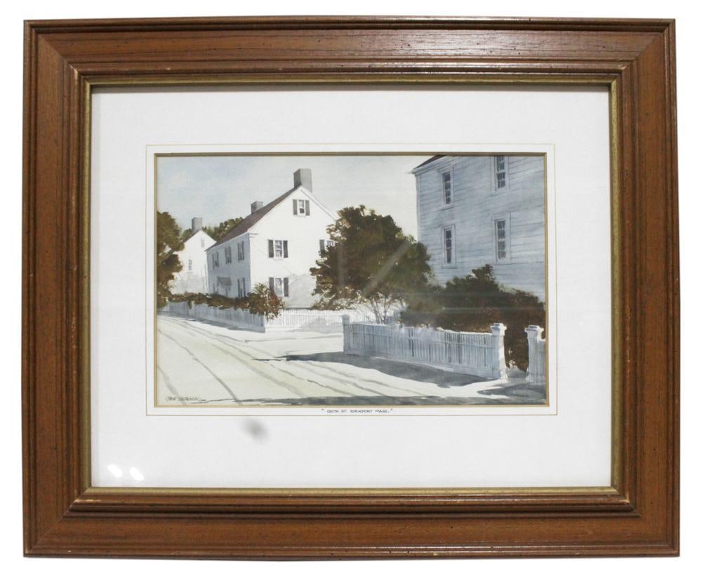 Steve Zazenski, Rockport Cottages, Watercolor (1 of 5)