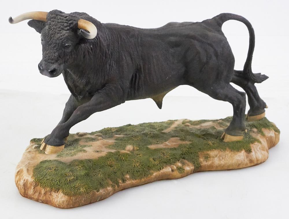Painted Resin Bull, Mexican (1 of 9)