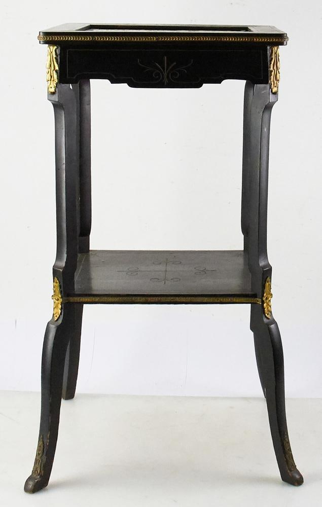 Aesthetic Movement Stand with Inset Longwy Tile (1 of 4)