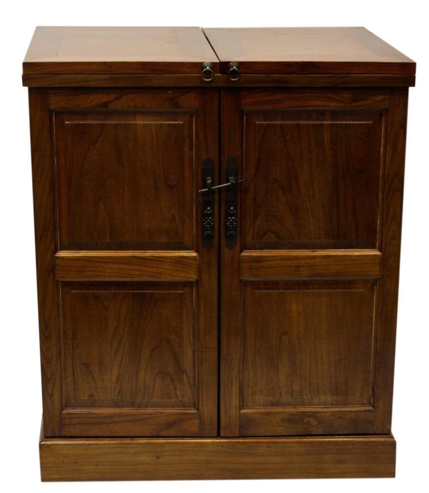 Chinese-style Bar Cart on Wheels (1 of 16)