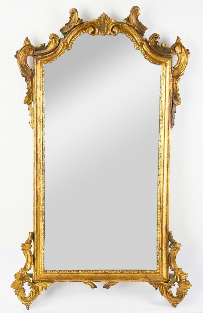 Early 19thC French Giltwood Mirror (1 of 8)