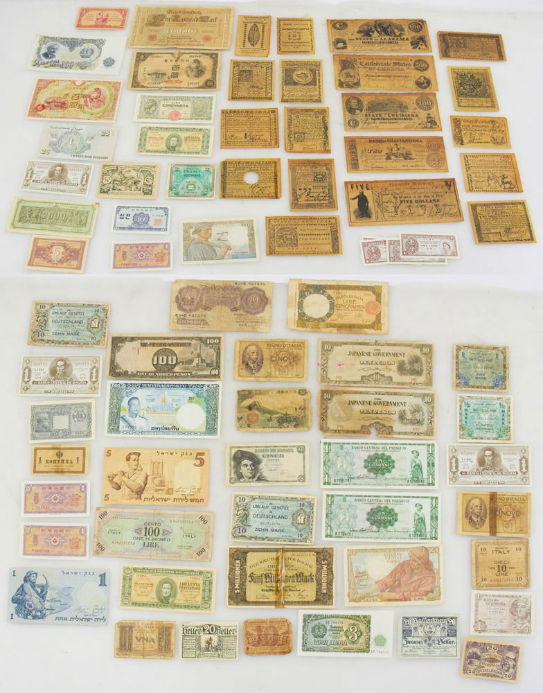 Lot of Various Vintage Currencies (1 of 19)