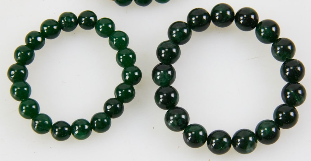 Chinese Spinach Jade Bracelets - 3