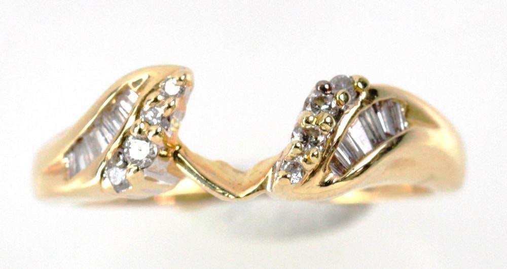 14k Yellow Gold and Diamond Ring (1 of 11)