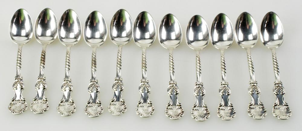 Shiebler "Louvre" Sterling Demitasse Spoons (1 of 7)
